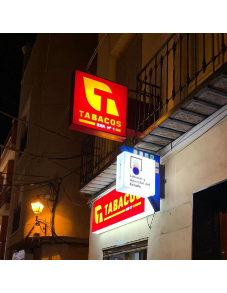 Banderola luminosa para estanco
